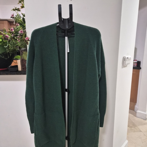lululemon athletica Sweaters - Lululemon Green Open Front Cardigan Sweater